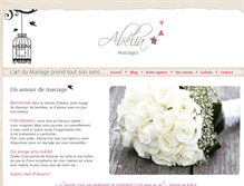 Tablet Screenshot of abelia-mariages.fr